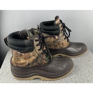 Crater Ridge Advantage Timber Camo Duck Boots Youth Size 5 Hunting‎ Fishing